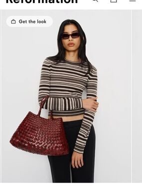 Reformation Cashmere Crew Sweater